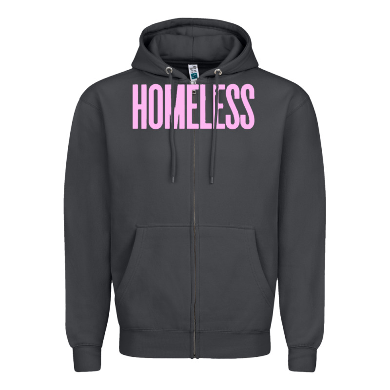 Homeless Zipper Hoodie by InspiraDesign | Teevron