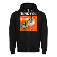 Black TungSol 6550 Zipper Hoodie - InspiraDesign