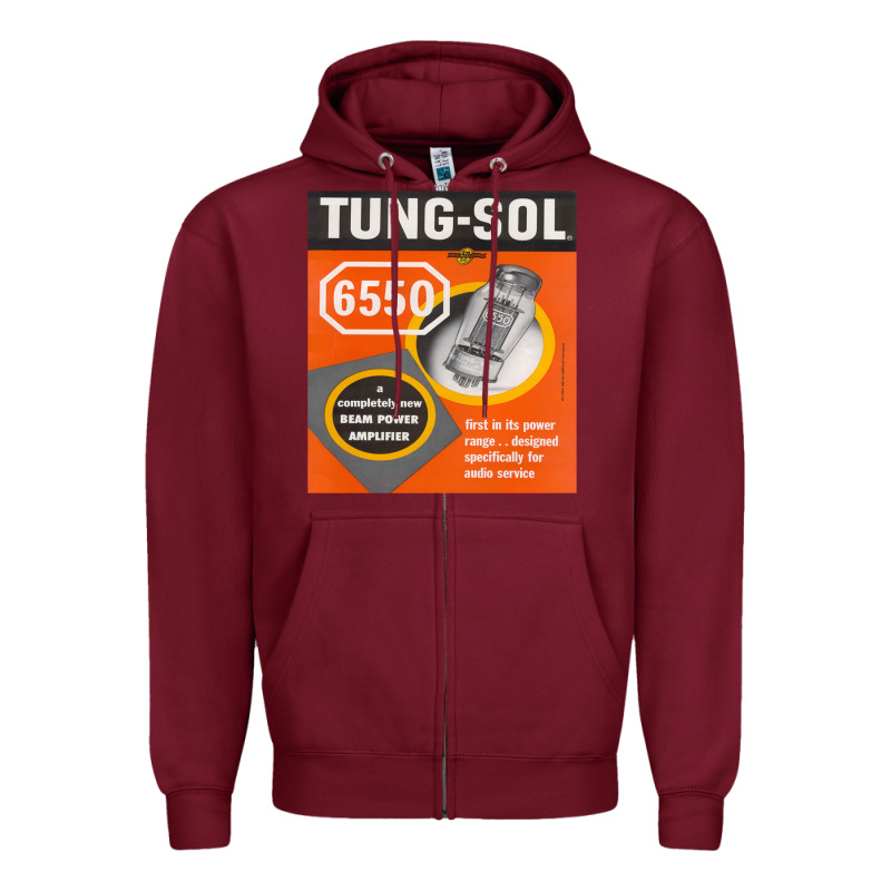 Tungsol 6550 Zipper Hoodie by InspiraDesign | Teevron