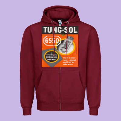 Tungsol 6550 Zipper Hoodie Designed By Inspiradesign