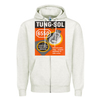Oatmeal Heather TungSol 6550 Zipper Hoodie - InspiraDesign