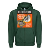 Sports Green TungSol 6550 Zipper Hoodie - InspiraDesign