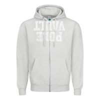 Dove Grey pole vault t shirt upside down funny pole vault jumper shirt Zipper Hoodie - InspiraDesign