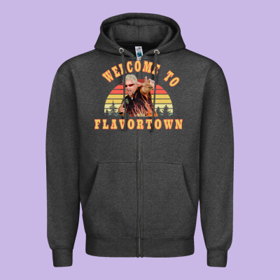 New Guy Fieri Fans Flavortown Zipper Hoodie Designed By Inspiradesign