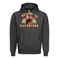 Charcoal Heather new guy fieri fans flavortown Zipper Hoodie - InspiraDesign