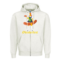 Oatmeal Heather barmaid oktoberfest funny german woman dirndl bratwurst t shirt Zipper Hoodie - InspiraDesign