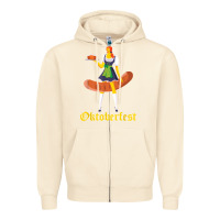 Sandshell barmaid oktoberfest funny german woman dirndl bratwurst t shirt Zipper Hoodie - InspiraDesign
