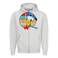 Donald Duck Funny Zipper Hoodie | Teevron
