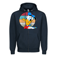 Navy Donald duck funny Zipper Hoodie - InspiraDesign