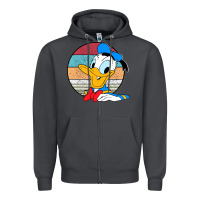 Smoke Donald duck funny Zipper Hoodie - InspiraDesign