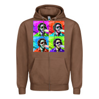 Chestnut STEVIE WONDER! Zipper Hoodie - InspiraDesign