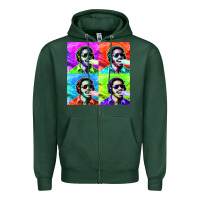 Sports Green STEVIE WONDER! Zipper Hoodie - InspiraDesign