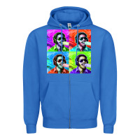 True Royal STEVIE WONDER! Zipper Hoodie - InspiraDesign