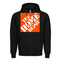 Black 2thehomedepot Zipper Hoodie - InspiraDesign