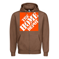 Chestnut 2thehomedepot Zipper Hoodie - InspiraDesign