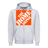 Heather Grey 2thehomedepot Zipper Hoodie - InspiraDesign