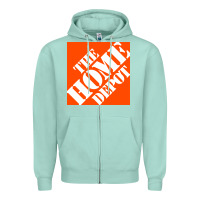 Seafoam 2thehomedepot Zipper Hoodie - InspiraDesign