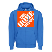 True Royal 2thehomedepot Zipper Hoodie - InspiraDesign