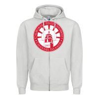 Dove Grey csu channel islands seal Zipper Hoodie - InspiraDesign