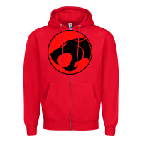Red thundercats cool Zipper Hoodie - InspiraDesign