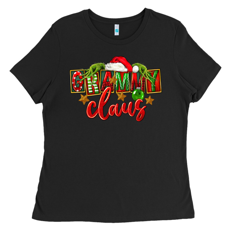 Christmas Grammy Claus Mother's Day Ladies Tee by FaDigitalArtStudio | Teevron