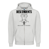 Dove Grey Milo Goes To College Zipper Hoodie - InspiraDesign