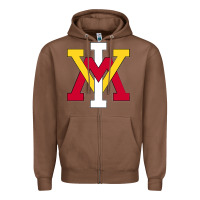 Chestnut Keydets VMI Classic Zipper Hoodie - InspiraDesign