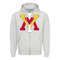 Dove Grey Keydets VMI Classic Zipper Hoodie - InspiraDesign