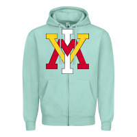 Seafoam Keydets VMI Classic Zipper Hoodie - InspiraDesign