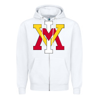 White Keydets VMI Classic Zipper Hoodie - InspiraDesign