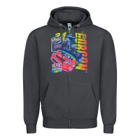 Smoke jeff gordon dupont vintage racing Zipper Hoodie - InspiraDesign