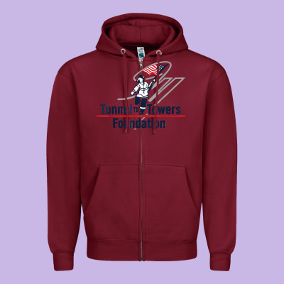 Tunnel To Towers F-oundation American Flag Usa Flag Zipper Hoodie Designed By Inspiradesign