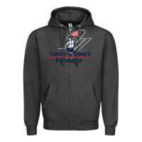 Charcoal Heather Tunnel To Towers F-oundation American Flag USA Flag Zipper Hoodie - InspiraDesign