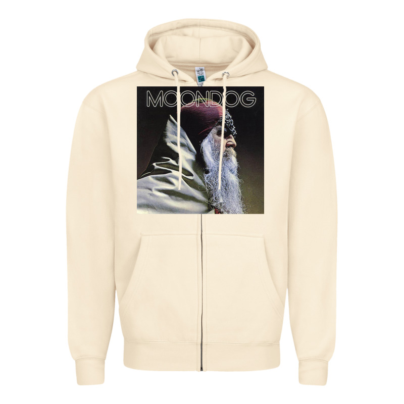 Moondog Musician Poster Essential Zipper Hoodie by InspiraDesign | Teevron