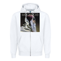 White Moondog Musician Poster Essential Zipper Hoodie - InspiraDesign