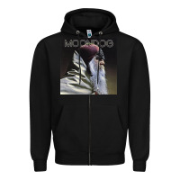 Black Moondog Musician Poster Essential Zipper Hoodie - InspiraDesign