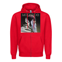 Red Moondog Musician Poster Essential Zipper Hoodie - InspiraDesign