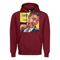 Burgundy The Mothers Of Invention - Weasels Ripped My Flesh Zipper Hoodie - InspiraDesign