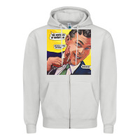 Dove Grey The Mothers Of Invention - Weasels Ripped My Flesh Zipper Hoodie - InspiraDesign