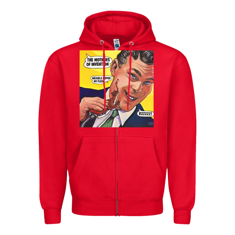 The Mothers Of Invention - Weasels Ripped My Flesh Zipper Hoodie by InspiraDesign | Teevron
