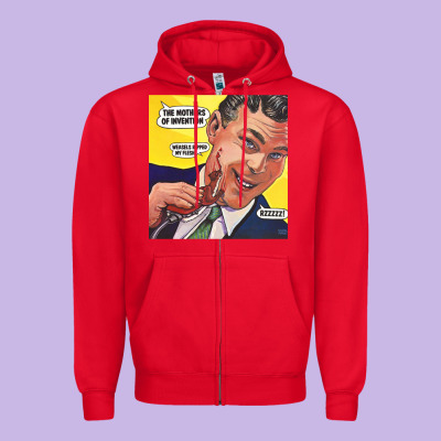 The Mothers Of Invention - Weasels Ripped My Flesh Zipper Hoodie Designed By Inspiradesign