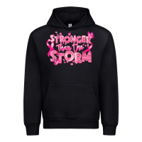 Black stronger than the storm breast cancer Urban Hoodie - RanaPortraitStore