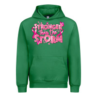 Emerald stronger than the storm breast cancer Urban Hoodie - RanaPortraitStore