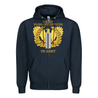 Navy Emblem warrant officer cw5 Zipper Hoodie - InspiraDesign