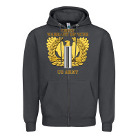 Smoke Emblem warrant officer cw5 Zipper Hoodie - InspiraDesign