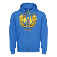 True Royal Emblem warrant officer cw5 Zipper Hoodie - InspiraDesign