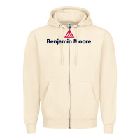 Sandshell benjamin,moore,1 Zipper Hoodie - InspiraDesign