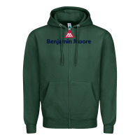Sports Green benjamin,moore,1 Zipper Hoodie - InspiraDesign