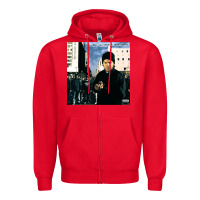 Red Amerikkkas most wanted Zipper Hoodie - InspiraDesign