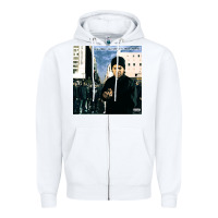 White Amerikkkas most wanted Zipper Hoodie - InspiraDesign
